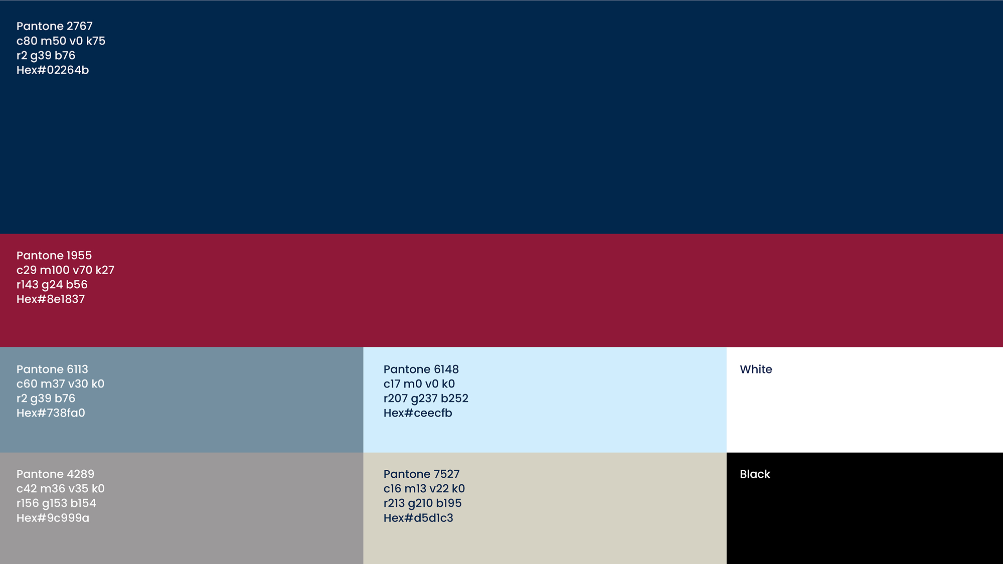 Brand Color palette